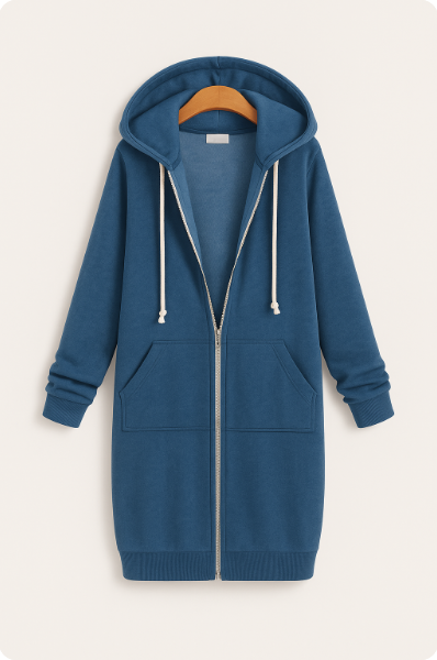 Veste à Capuche Zippée pour Femme - Image 2