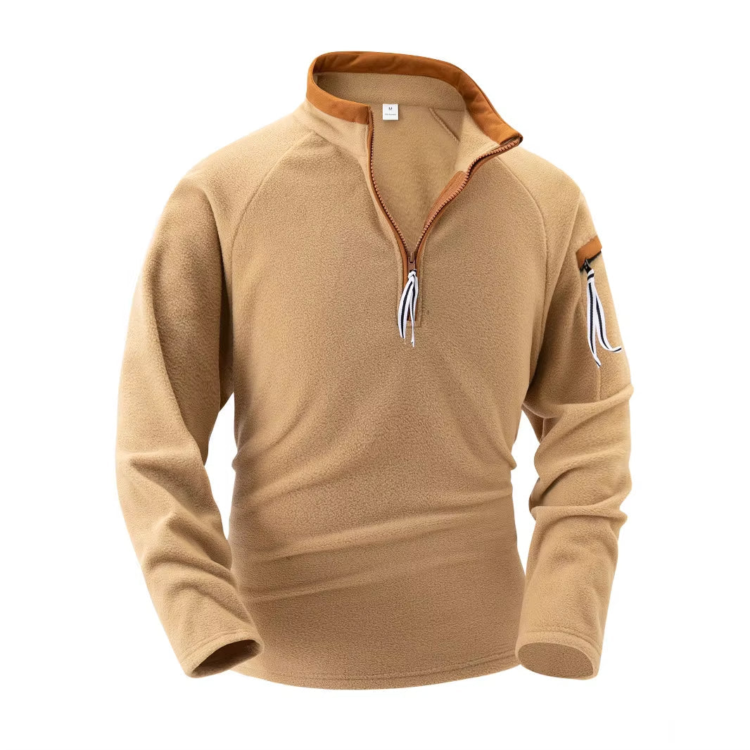 Pull à Manches Longues Homme avec Fermeture Éclair 1/4 - Image 2