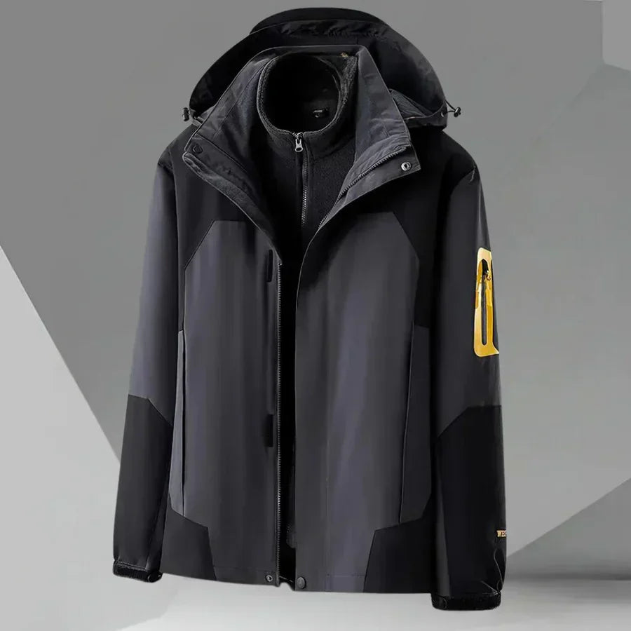 Veste d'extérieur à capuche pour homme - Image 1