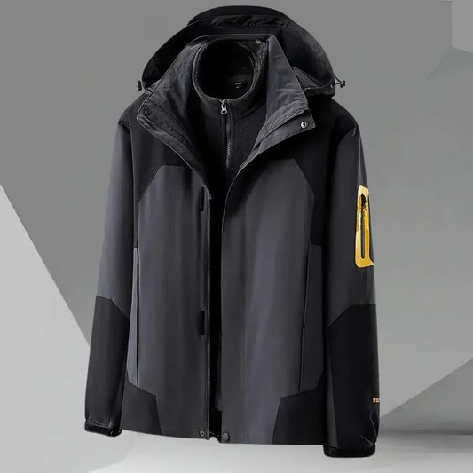 Veste d'extérieur à capuche pour homme - Image 1