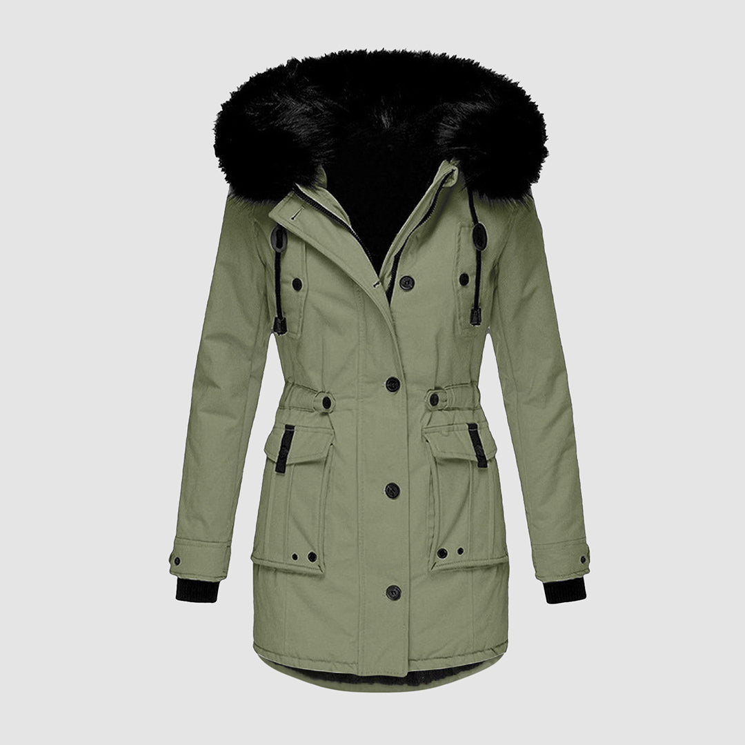 Parka Femme à Capuche en Fourrure - Image 5
