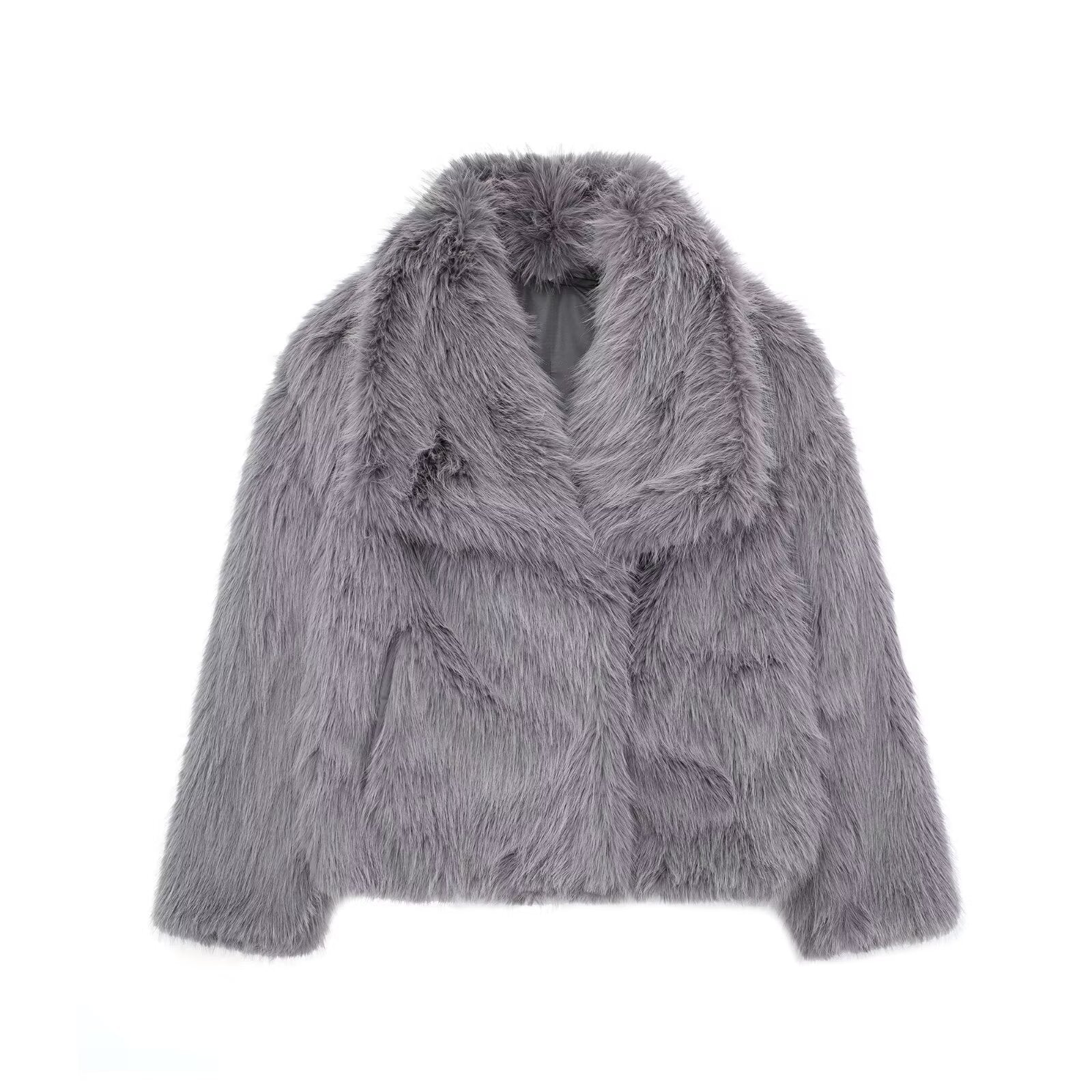 Veste Oversize Femme en Fourrure - Image 9