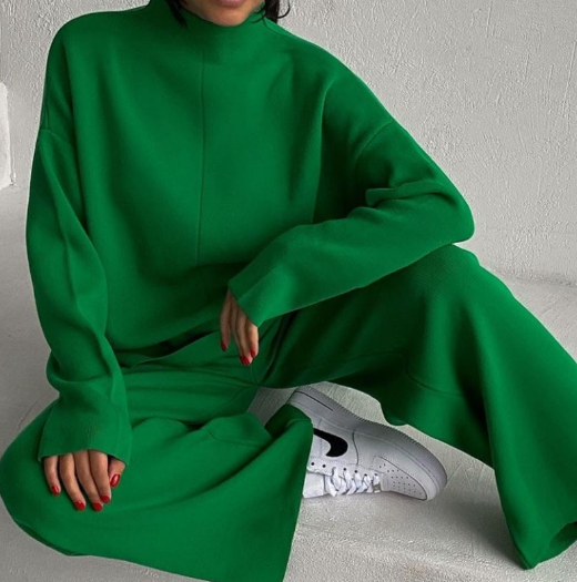 Pull ample à col rond pour femme - Image 16