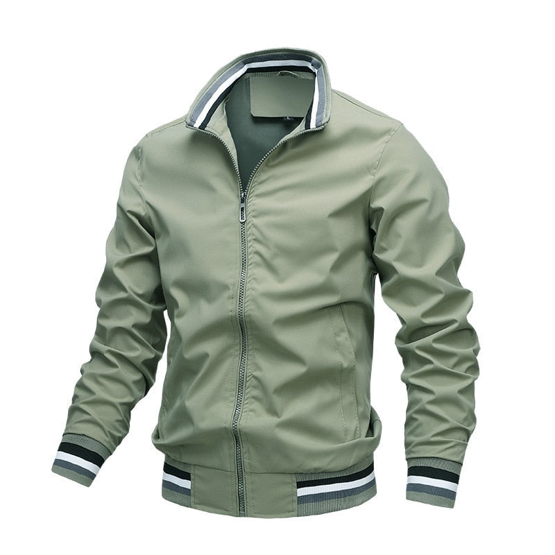 Blouson aviateur homme à fermeture éclair intégrale - Image 9