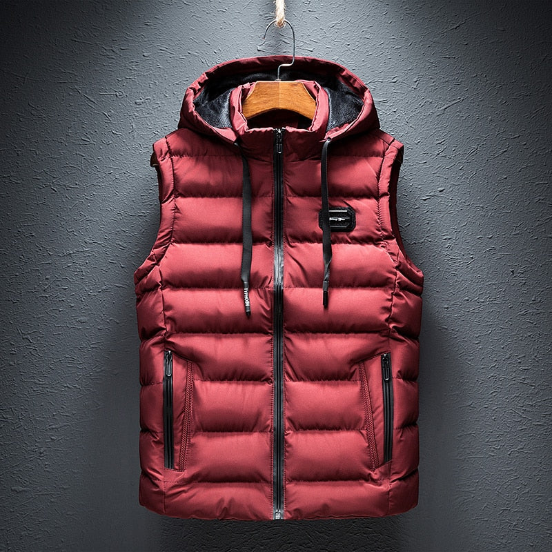 Gilet matelassé à capuche pour homme - Image 6