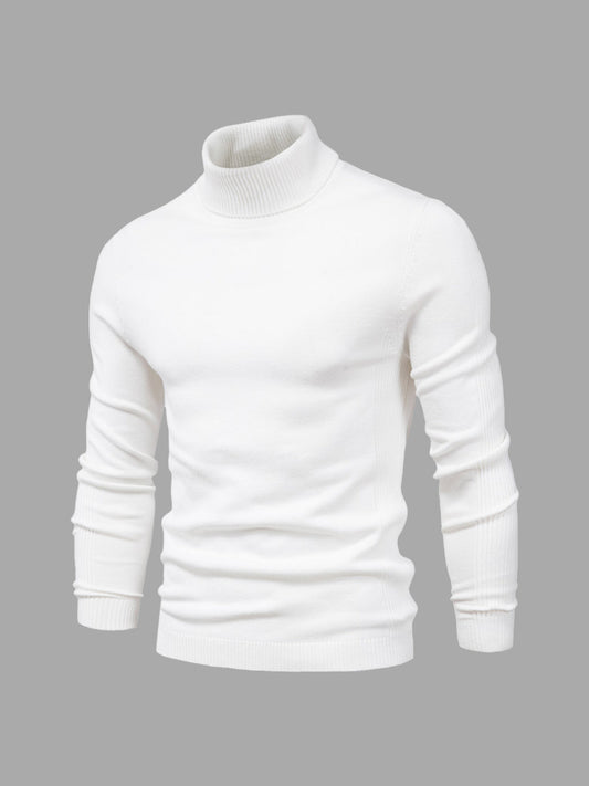 Pull à Col Roulé Slim Fit Homme - Image 1