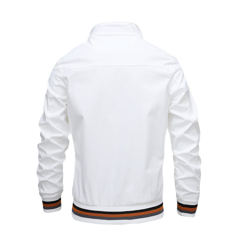 Blouson aviateur homme à fermeture éclair intégrale - Image 2