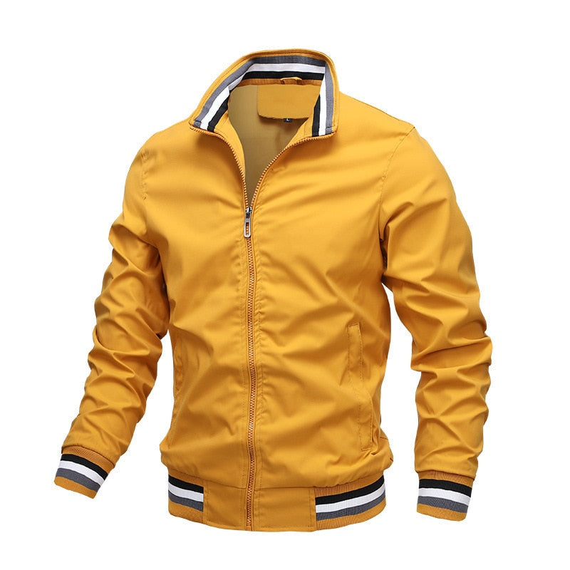 Blouson aviateur homme à fermeture éclair intégrale - Image 8