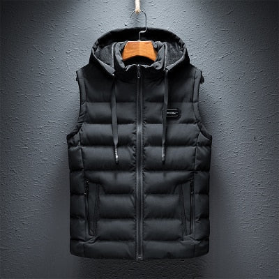 Gilet matelassé à capuche pour homme - Image 5