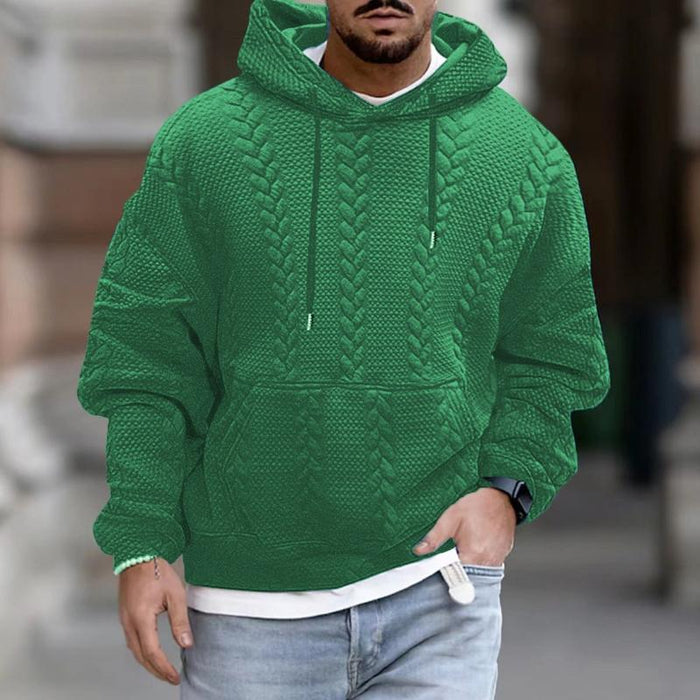 Sweat à capuche texturé pour homme - Image 5
