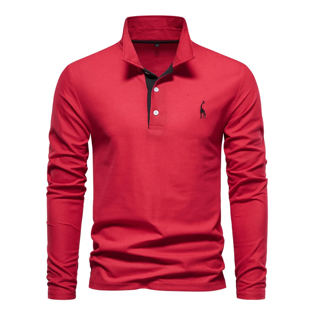 Polo à Manches Longues pour Homme - Image 1