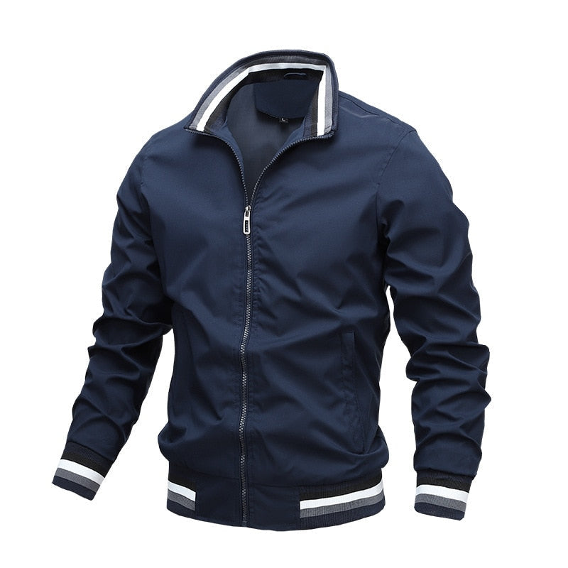 Blouson aviateur homme à fermeture éclair intégrale - Image 6