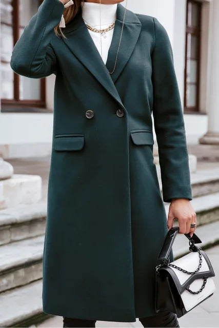 Manteau Long Croisé Femme - Image 4