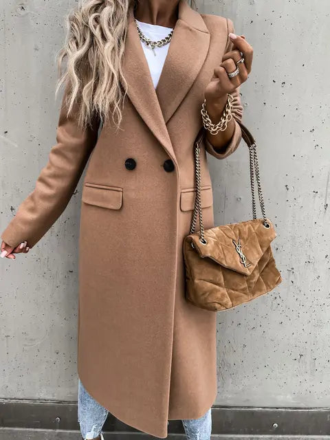 Manteau Long Croisé Femme - Image 5