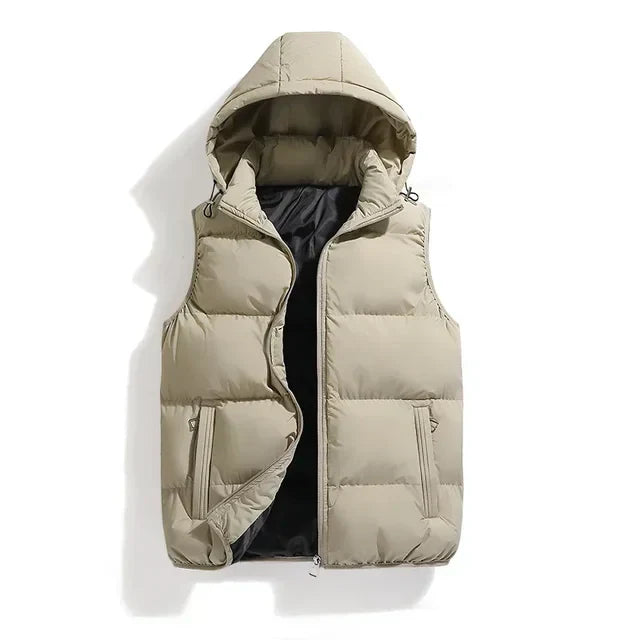 Gilet matelassé à capuche pour homme - Image 9