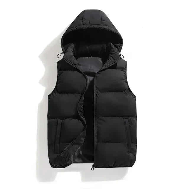 Gilet matelassé à capuche pour homme - Image 7