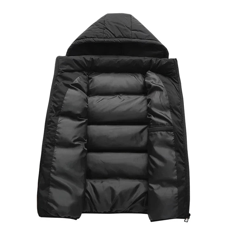Gilet matelassé à capuche pour homme - Image 4