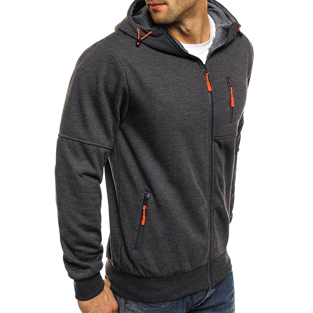 Veste Homme à Capuche et Fermeture Éclair Intégrale - Image 2