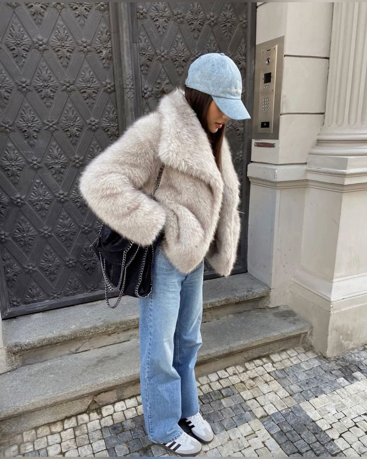 Veste Oversize Femme en Fourrure - Image 7