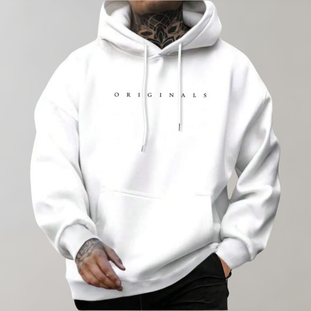 Sweat à Capuche Graphique à Manches Longues pour Homme - Image 2