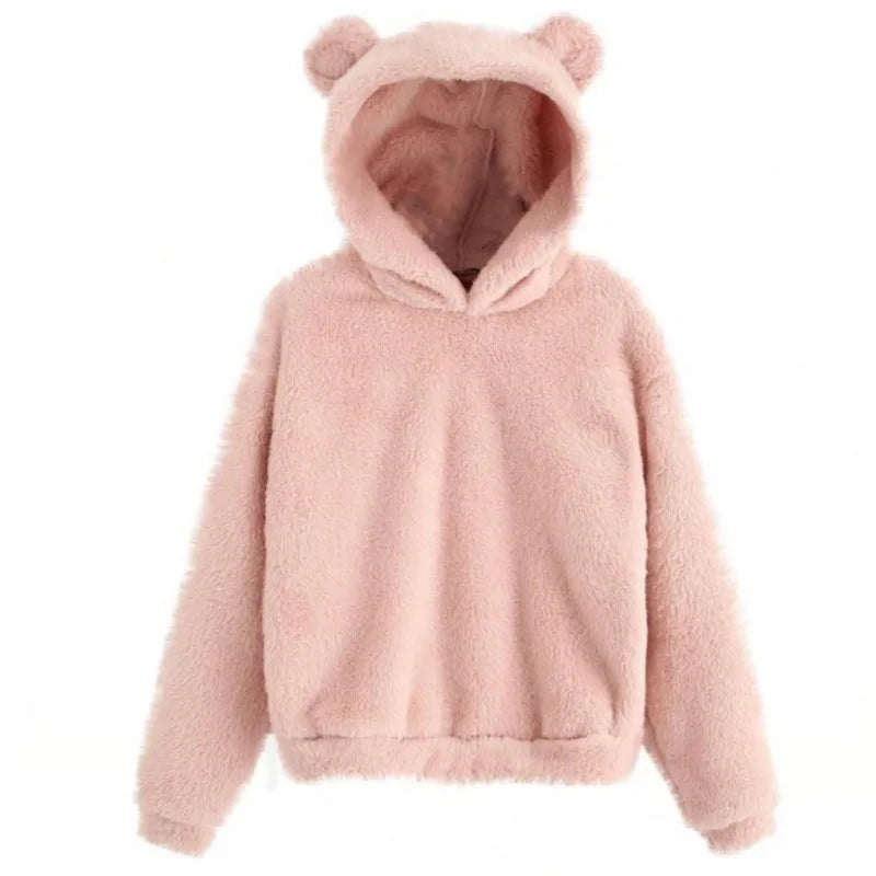Sweat à Capuche Femme avec Oreilles d'Ours - Image 3