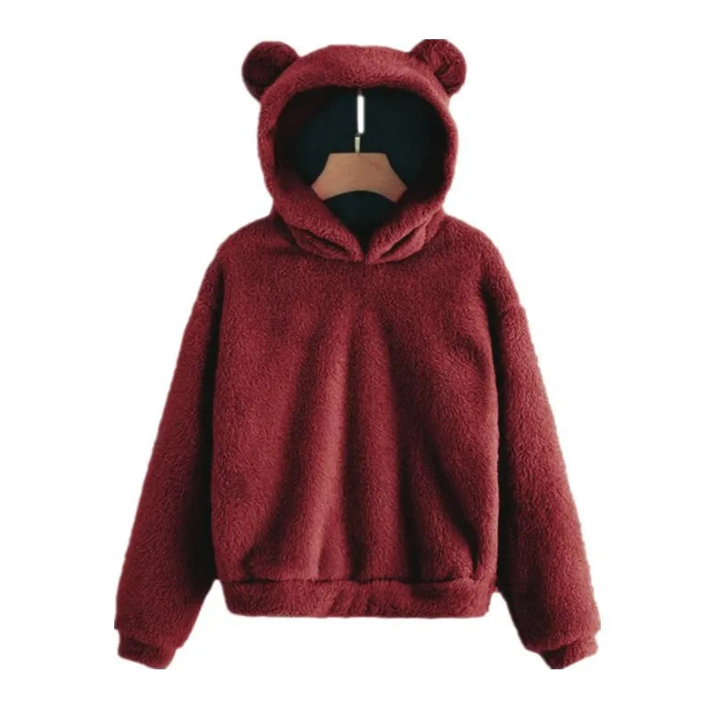 Sweat à Capuche Femme avec Oreilles d'Ours - Image 5
