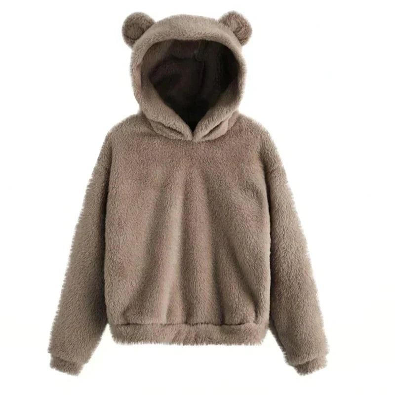 Sweat à Capuche Femme avec Oreilles d'Ours - Image 4