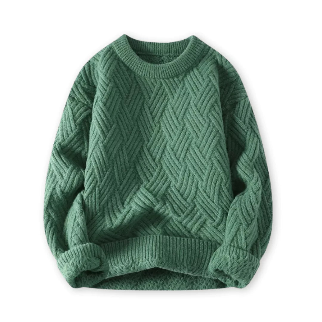 Pull texturé à col rond pour homme - Image 6