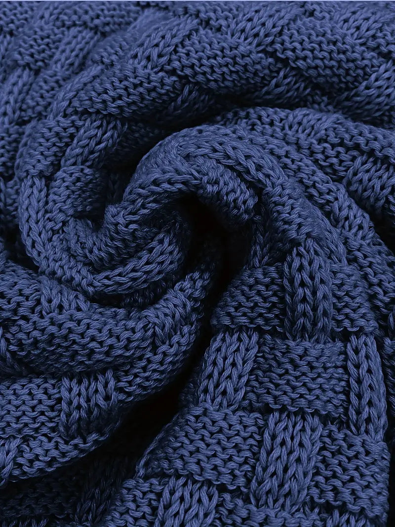 Pull texturé à col châle pour homme - Image 5