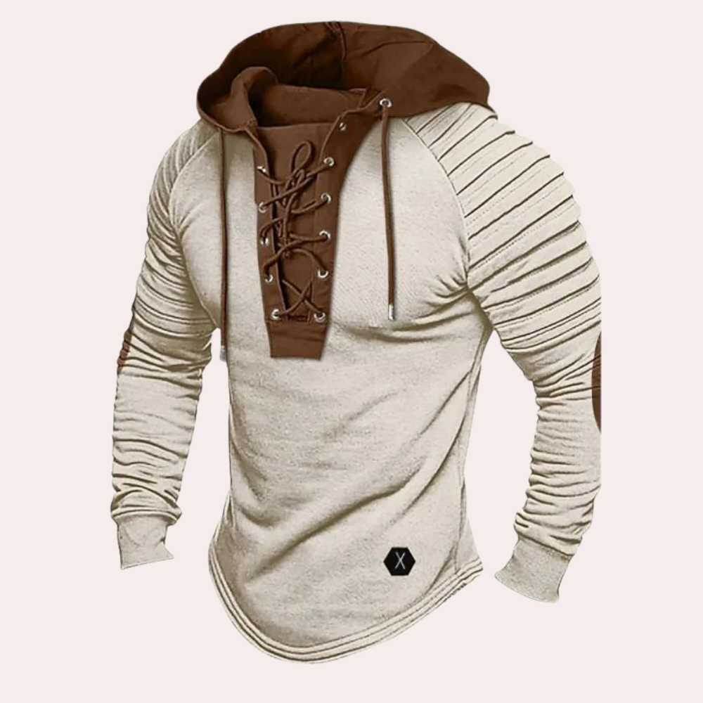 Sweat à capuche lacé pour homme - Image 5