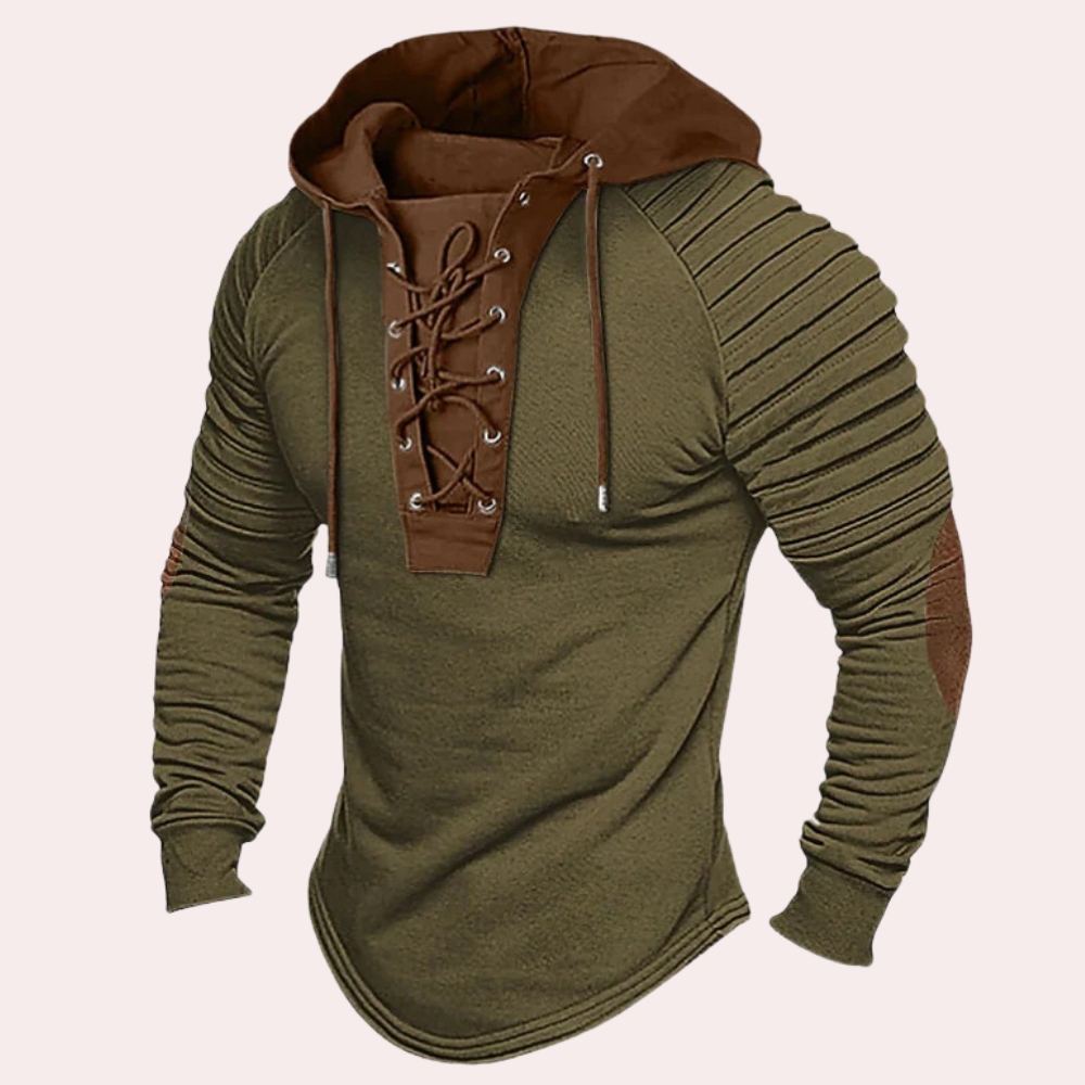Sweat à capuche lacé pour homme - Image 1