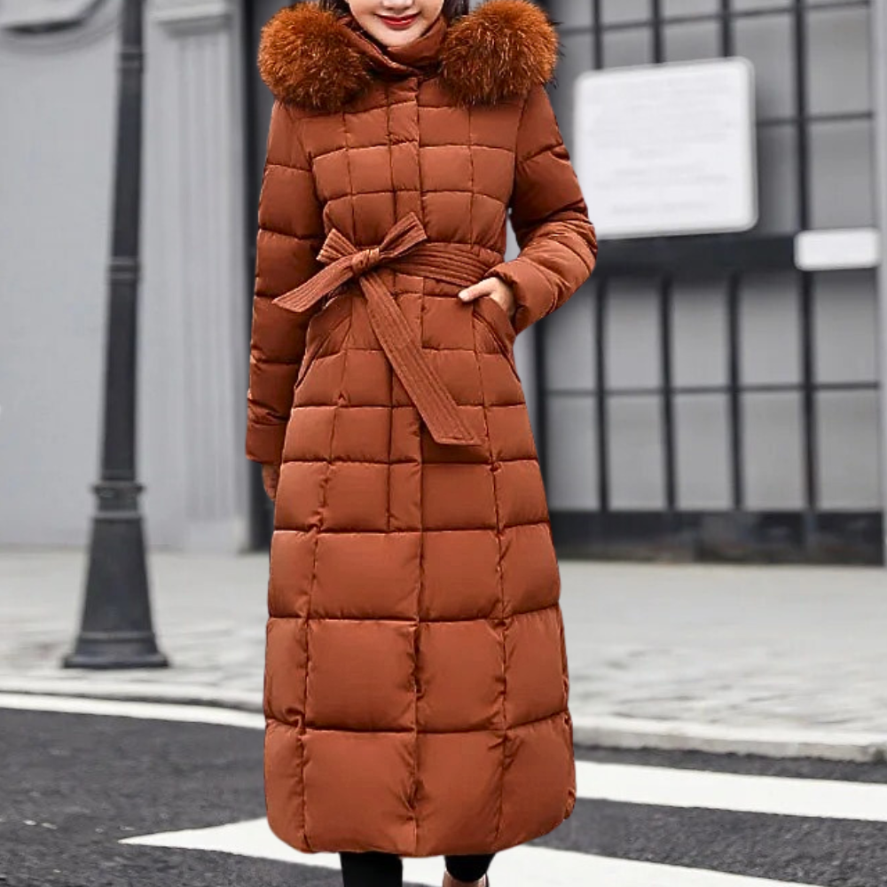 Manteau Rembourré à Capuche Femme - Image 1
