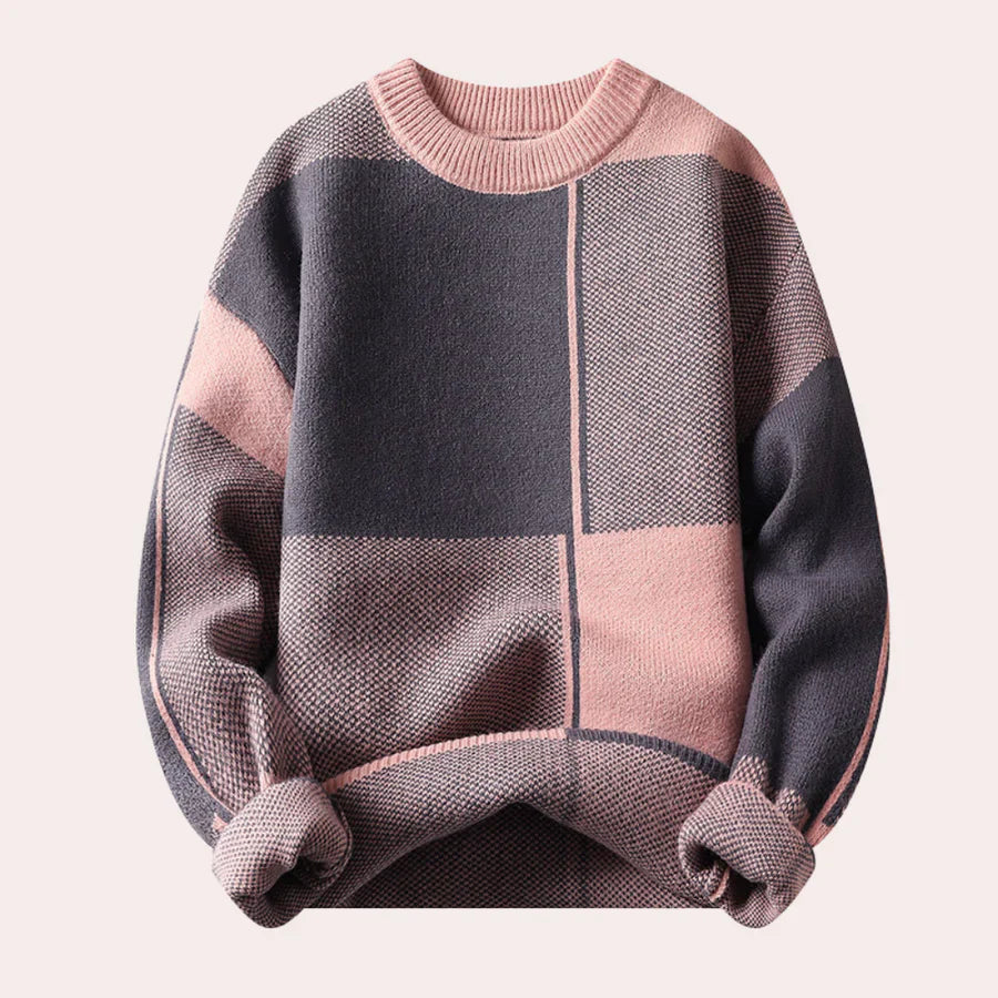 Pull en Tricot Color Block pour Homme - Image 4