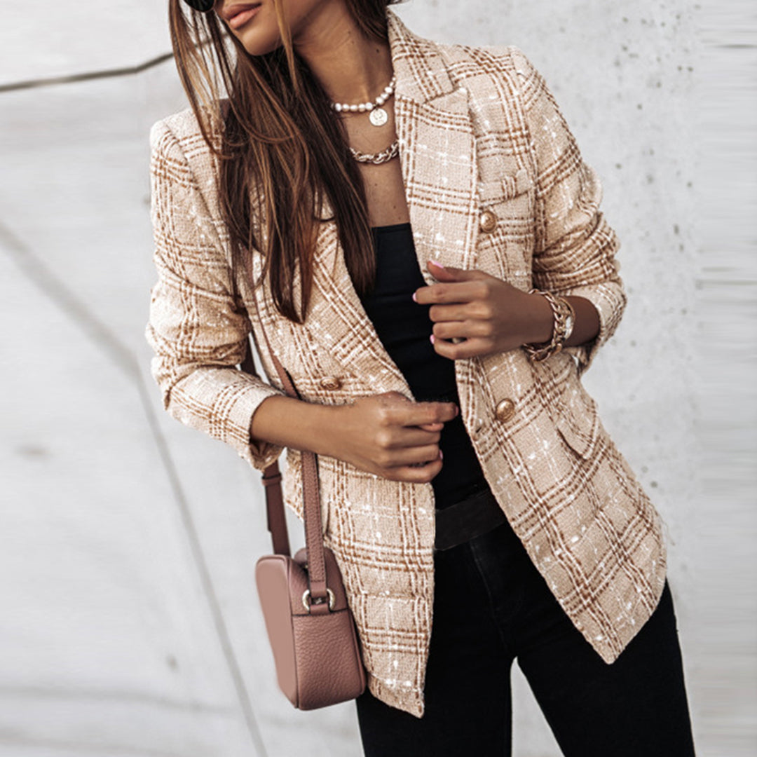 Veste Blazer Croisée Femme - Image 3