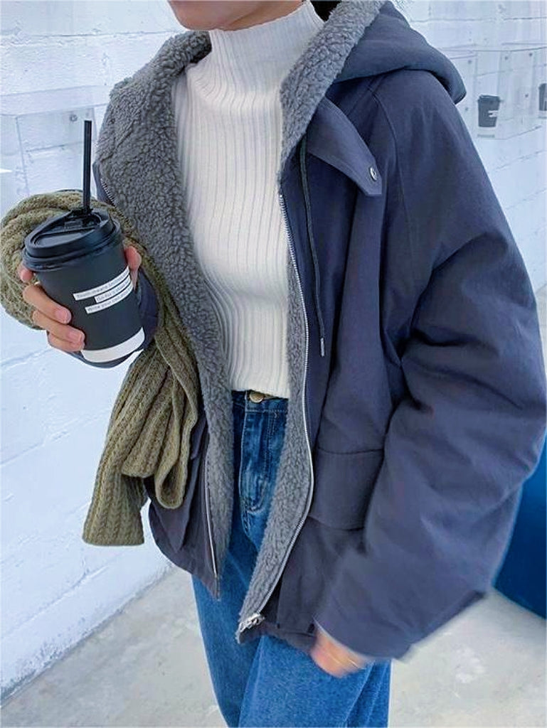 Veste à Capuche Décontractée pour Femme - Image 1