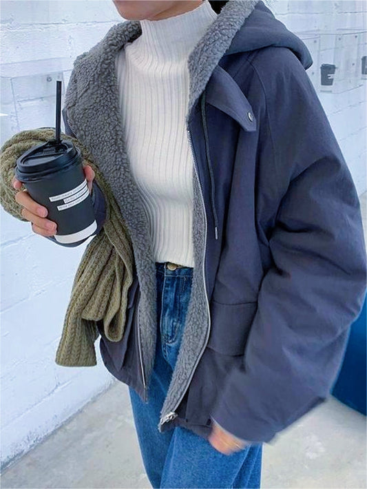 Veste à Capuche Décontractée pour Femme - Image 1