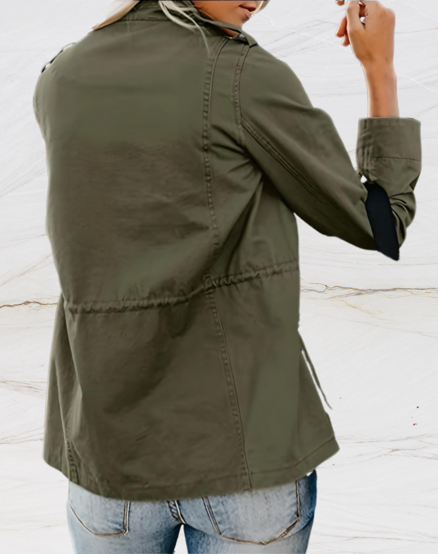 Veste utilitaire à col pour femme - Image 8