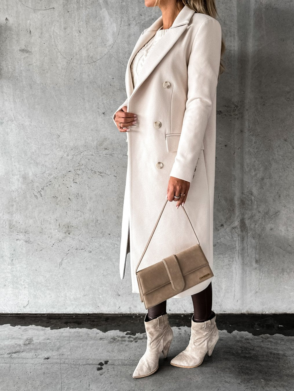 Manteau Long Croisé Femme - Image 5