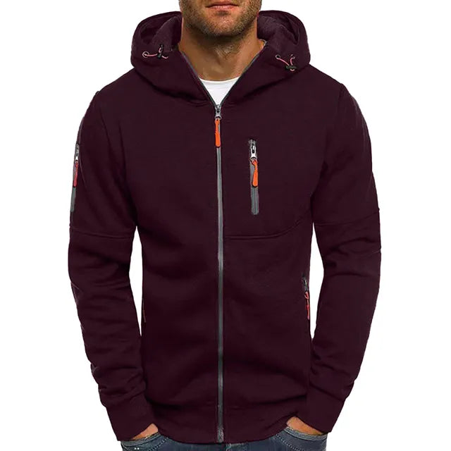 Veste Homme à Capuche et Fermeture Éclair Intégrale - Image 4