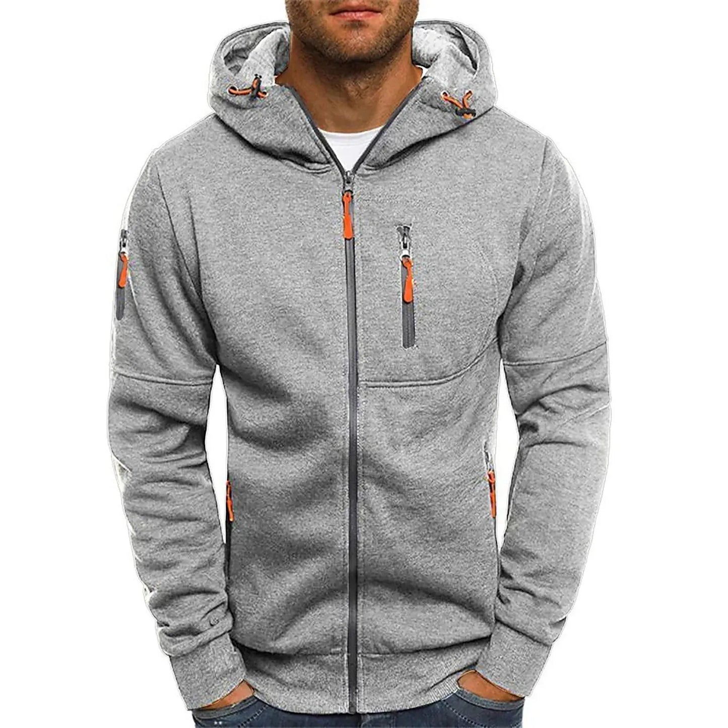 Veste Homme à Capuche et Fermeture Éclair Intégrale - Image 5