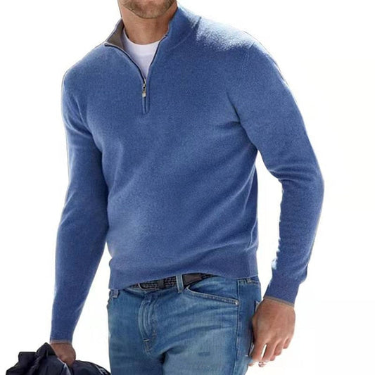 Pull Homme à Demi-Fermeture Éclair - Image 1
