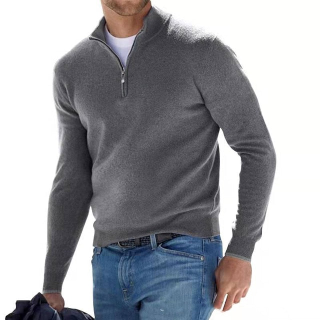 Pull Homme à Demi-Fermeture Éclair - Image 4
