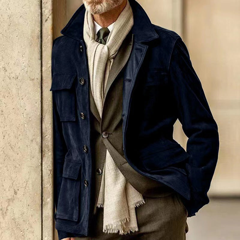 Veste de terrain boutonnée pour homme - Image 3