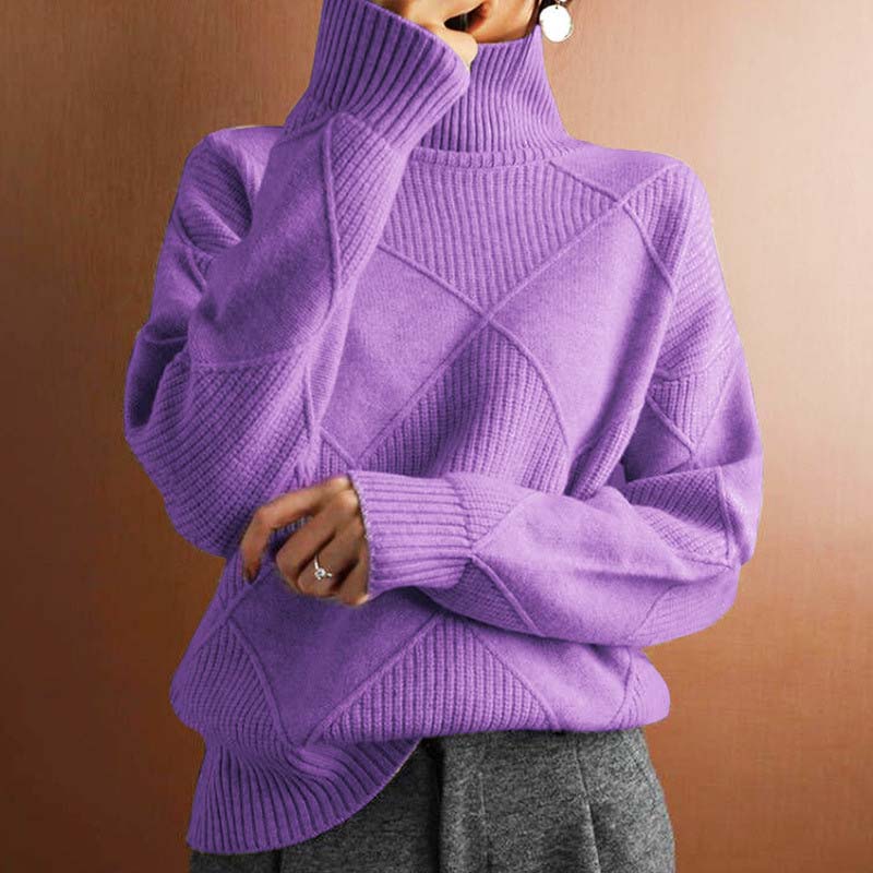 Pull Femme Motif Losanges - Image 12