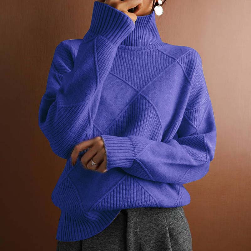 Pull Femme Motif Losanges - Image 10