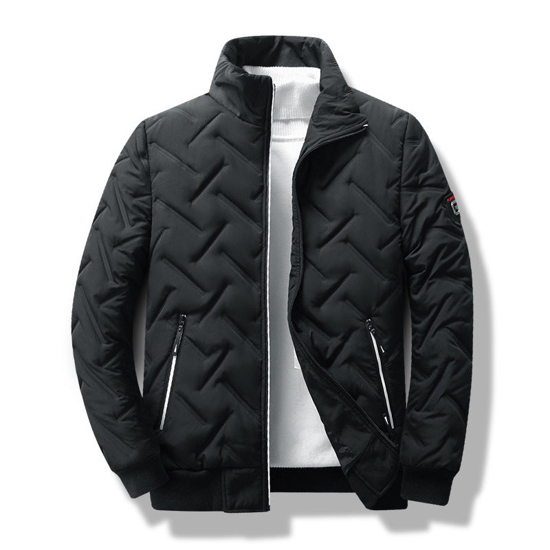 Blouson aviateur matelassé rembourré pour homme - Image 1