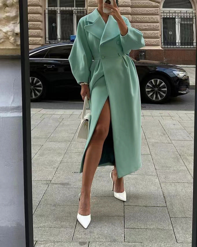 Manteau Long Croisé Femme - Image 6