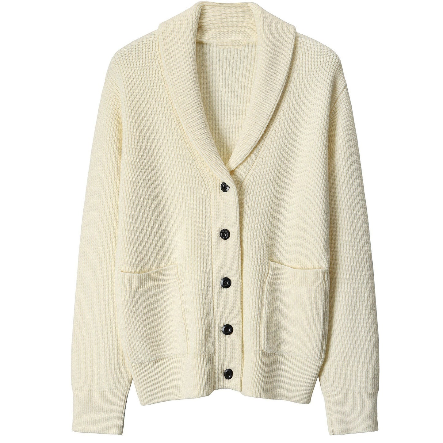 Cardigan Tricot Homme Col Châle - Image 2