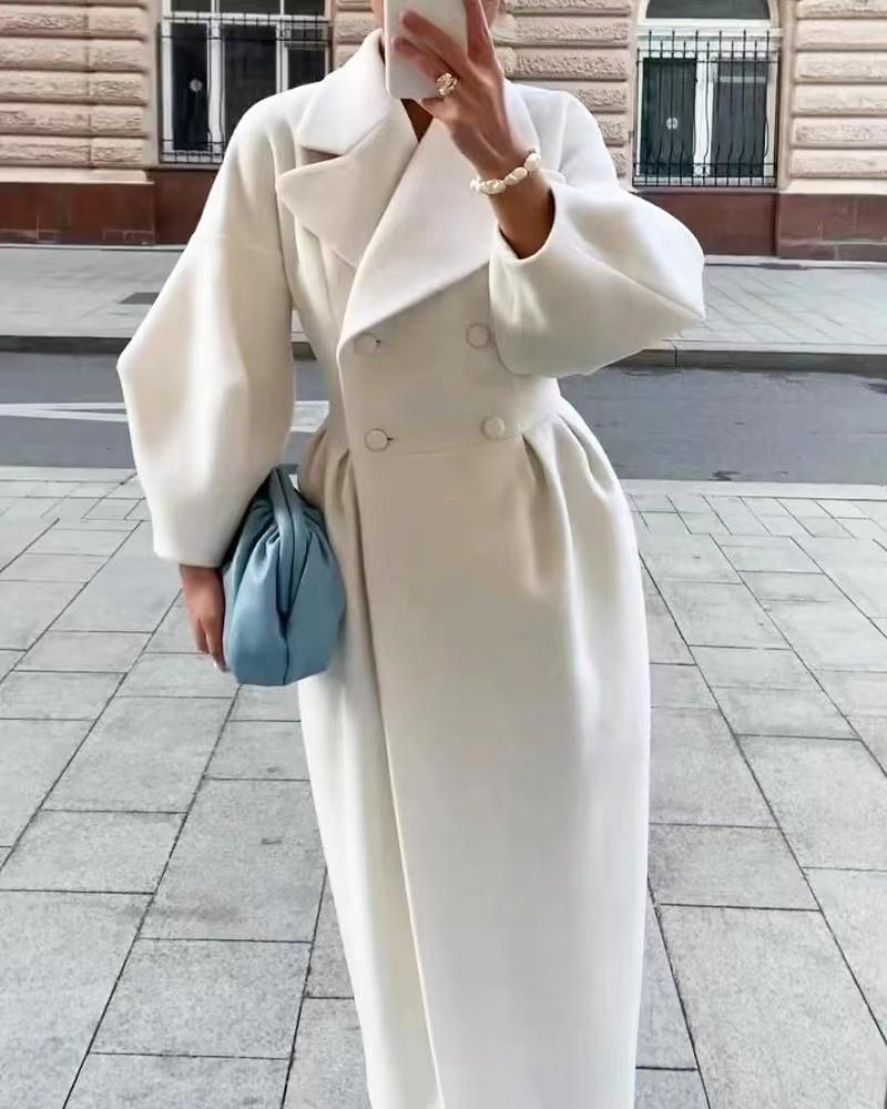 Manteau Long Croisé Femme - Image 15