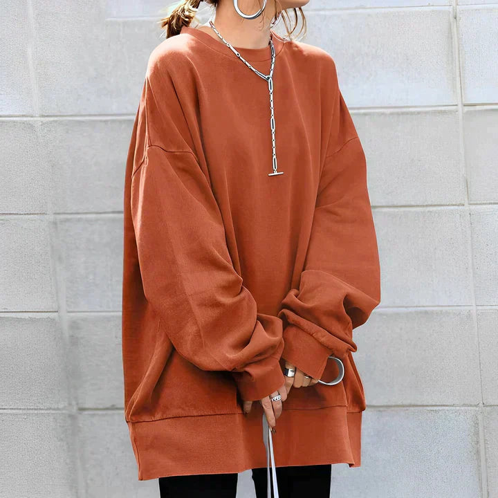 Pull ample à col rond pour femme - Image 4